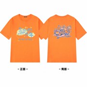 奔制印logo纯棉短袖体恤，初高中运动会班服幼儿园，小学生跑吧班服定