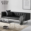 霍客森定制沙发，北欧轻奢皮艺现代简约家用小户型，客厅组合布艺沙发
