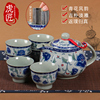 虎匠景德镇陶瓷茶壶青花，大号泡茶壶茶杯，带过滤网单壶家用茶具套装