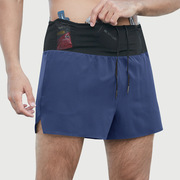 夏季运动短裤男子健身跑步田径马拉松三分裤轻薄透气速干可装手机