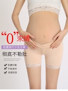 孕妇打底安全裤薄款莫代尔低腰蕾丝短裤内裤子不卷边怀孕晚期裙子