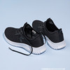 乔丹女士黑色运动鞋夏季薄网面，透气镂空跑步鞋，品牌赤足波鞋子