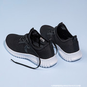 乔丹女士黑色运动鞋夏季薄网面透气镂空跑步鞋品牌赤足波鞋子