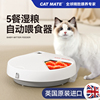 Catmate宠物定时自动喂食器猫狗通用湿粮喂食器猫罐头生骨肉保鲜