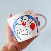 日式创意卡通陶瓷杯可爱家用马克杯情侣早餐杯子咖啡水杯漱口杯子