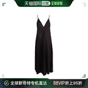 香港直邮Jil Sander V领吊带连衣裙 J02CT0110-J65090