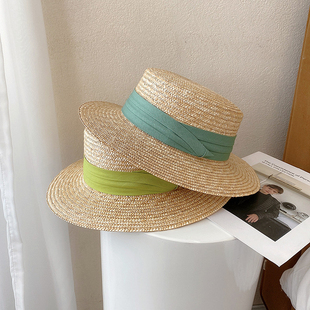 帽子夏天遮阳帽女防晒大沿帽出游沙滩，麦秆草帽女士时尚百搭太阳帽