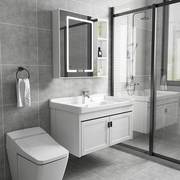 卫浴套装浴室柜组合智能，洗手盆柜小户型，铝合金洗漱台卫生间洗手池