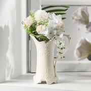 复古陶瓷水培花瓶家用欧式花瓶桌面摆件工艺品法式客厅插花跨境