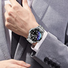瑞士男士手表氚气夜光简约防水轻奢全自动机械表虫洞概念