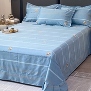 韩版圆角花边加厚纯棉床单单件全棉磨毛被单加大2米床垫单1.5m1.8