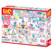 日本进口拼插积木玩具laq模型700片女孩魔法城堡儿童益智组装礼物