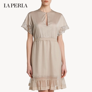 折扣LA PERLA女士睡裙CLEA系列薄款透气蕾丝短裙