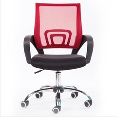简约办公时尚旋转椅家用升降椅人体工学椅黑色网布职员椅员工椅子