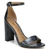 samedelman女鞋高跟鞋凉鞋，粗跟一字带，ol气质小众夏季新20093367