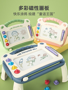 儿童磁性画画板写字板宝宝幼儿，家用彩色涂鸦板桌迷你小号大号玩具