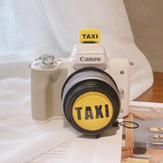 适用佳能相机 EF-S18-55镜头盖 200d二代 18-150富士相机配件58mm