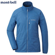 日本montbell女士轻薄软壳衣外套防水防风保暖透气立领拉链户