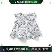 日本直邮BREEZE儿童色彩花纹棉质衬衫式连衣裙 J214014