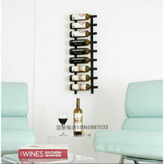欧式简约酒柜展示架壁挂式红酒架创意酒庄酒吧家用墙壁酒架可定制