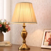 美式台灯卧室床头灯简约现代个性创意温馨浪漫粉红结婚房遥控装饰
