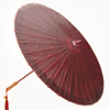 复古油纸伞防雨防晒汉服红色纸伞，古典仿古旗袍中国风雨伞道具纯色