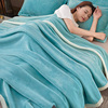 珊瑚法兰绒毯空调小毛毯加厚加绒牛奶，绒盖毯床单被子单人铺床上用