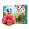 苹果水果新鲜苹果带箱5斤陕西正宗红富士，脆甜精美礼盒