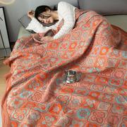 A类纯棉三层纱布毛巾被单人夏季儿童全棉空调盖毯午睡毛毯薄被子