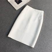 白色包臀半身裙夏季薄款2024气质中长款一步裙女高腰职业裙子