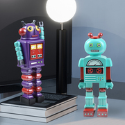 橡树庄园创意机器人摆件客厅电视柜儿童房桌面玄关卧室装饰品摆设