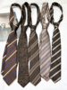 送一美拉德领带女长款手打学生百搭复古花纹卡其咖啡棕色条纹