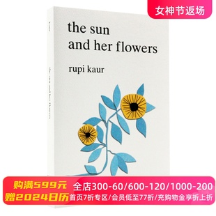 英文原版太阳与她的花儿畅销诗集牛奶，与蜂蜜milkandhoney作者，新作rupikaurthesunandherflowers书