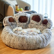 狗窝冬季保暖深度睡眠小型犬狗狗床垫子泰迪窝可机洗宠物狗窝