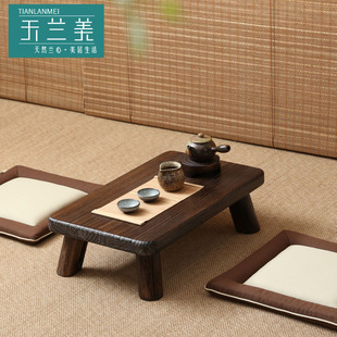 日式烧桐木实木榻榻米桌，简约飘窗桌子小茶几，炕桌矮桌窗台地台茶桌