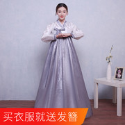 鲜族传统韩服裙子民族，演出服套装女团，宫廷舞台时尚日常朝鲜族服装