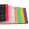 超薄硅胶可折叠卷彩色迷你软键盘，便携无声静音防水笔记本台式usb