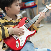 高档大号儿童电吉他玩具，乐器音乐电动宝宝弹奏摄影道具，礼物尤克里
