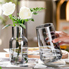 北欧ins风简约玻璃花瓶水培，鲜花插花小花瓶，客厅餐桌水养创意摆件