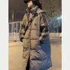 连帽中长款棉服女冬季年韩系棉衣袄小个子面包服外套