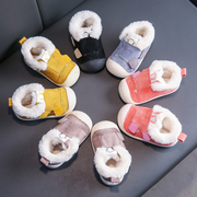 宝宝棉鞋1--2一3岁0软底冬季男女短靴加绒婴儿学步鞋冬鞋防滑童鞋
