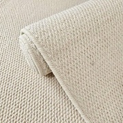 客厅地毯2024法式轻奢仿羊毛侘寂风沙发茶几毯高级感纯色地垫