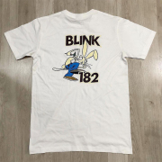 欧美朋克乐队blink-182眨眼182ins超火fog高街潮牌，短袖t恤男tee