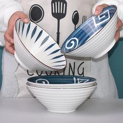 景德镇家用大汤碗汤粉碗个性陶瓷米饭碗面碗陶瓷碗北欧风日式创意