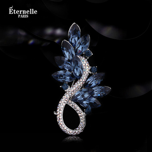 eternelle法国永恒奥地利水晶，胸针气质高档欧美风，胸花母亲节礼物
