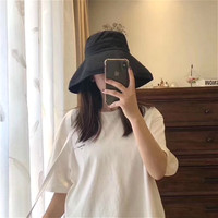日本uv渔夫帽，女夏日系防晒帽子
