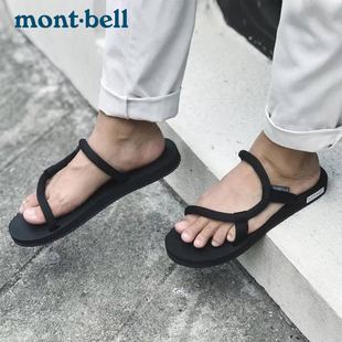 Montbell日本户外溯溪凉鞋沙滩鞋男女防滑海边拖鞋情侣时尚日系