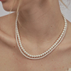 WEARRING 珍珠项链施家韩式ins欧美简约网红气质锁骨链法式风名媛
