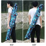 渔具包鱼竿包钓鱼伞包可背帆布收纳袋竿包一体钓伞包杆包防水伞袋