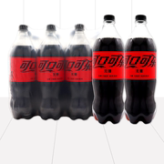 Coca Cola零度可口可乐汽水 无糖碳酸饮料2L*6瓶装 大瓶可乐畅饮